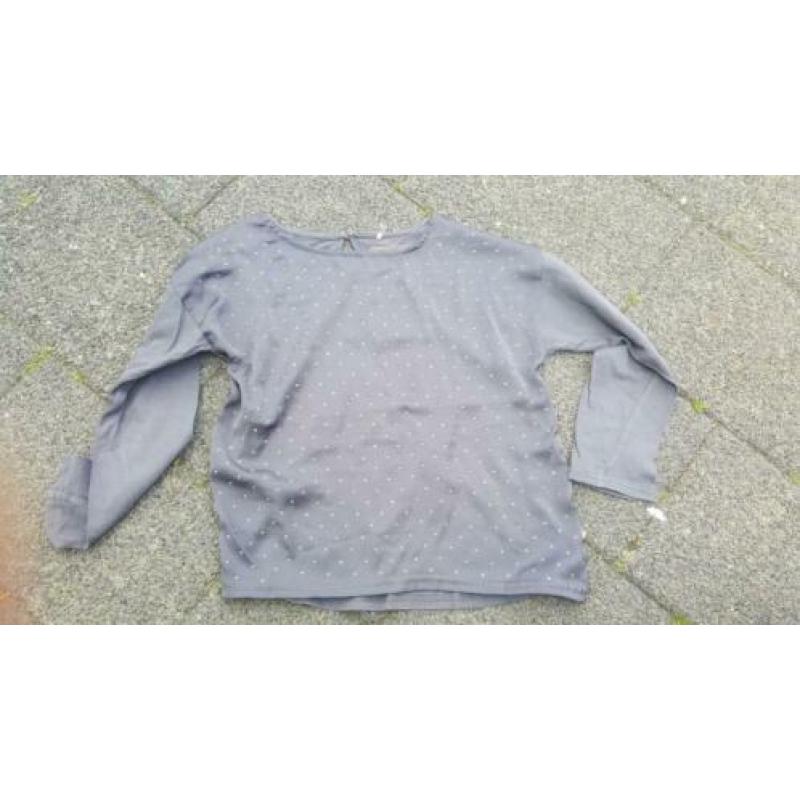 Grijs antraciet top maat 122/128 limited bij name-