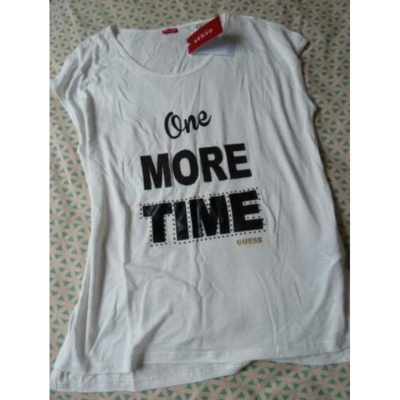 Guess t-shirt "One More Time", nieuw met tag / Luxeriös