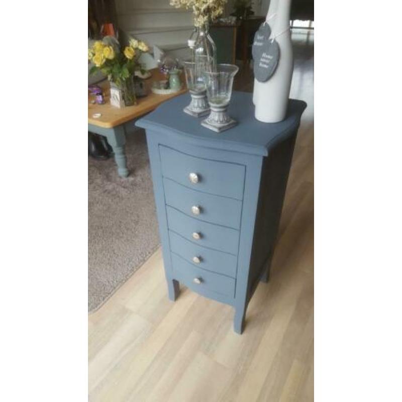 Mooie vintage brocante ladekast