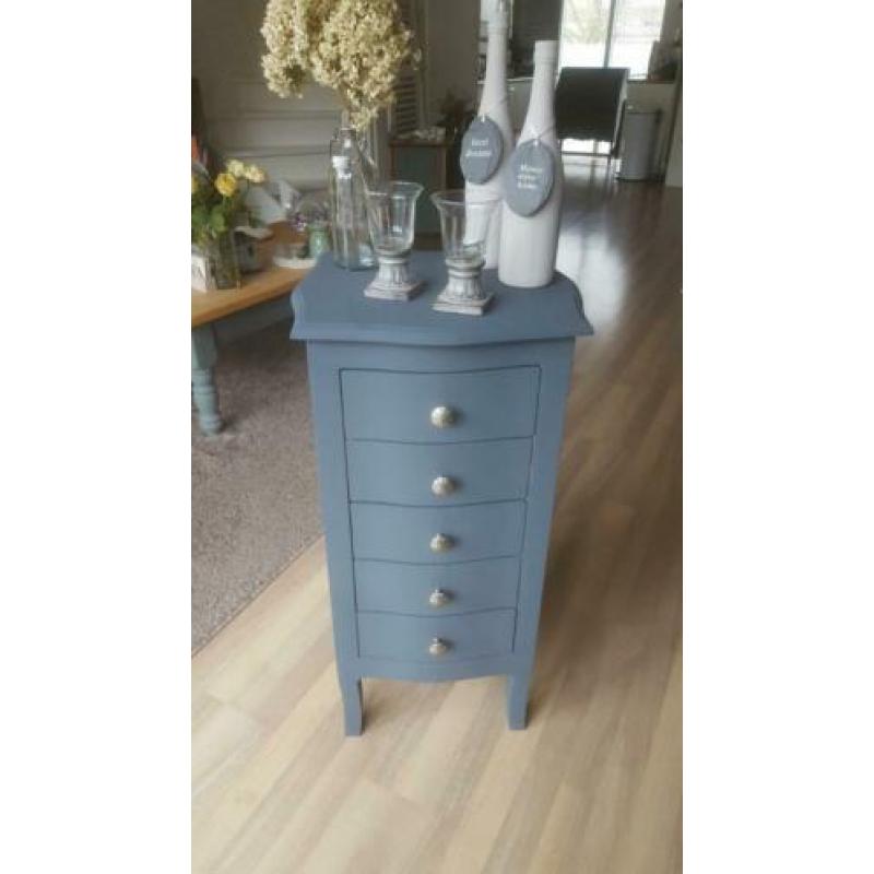 Mooie vintage brocante ladekast