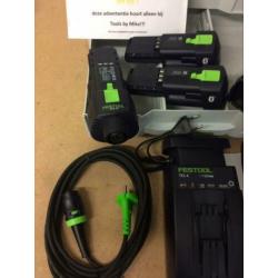Festool dtsc400 set accu schuurmachine Bluetooth