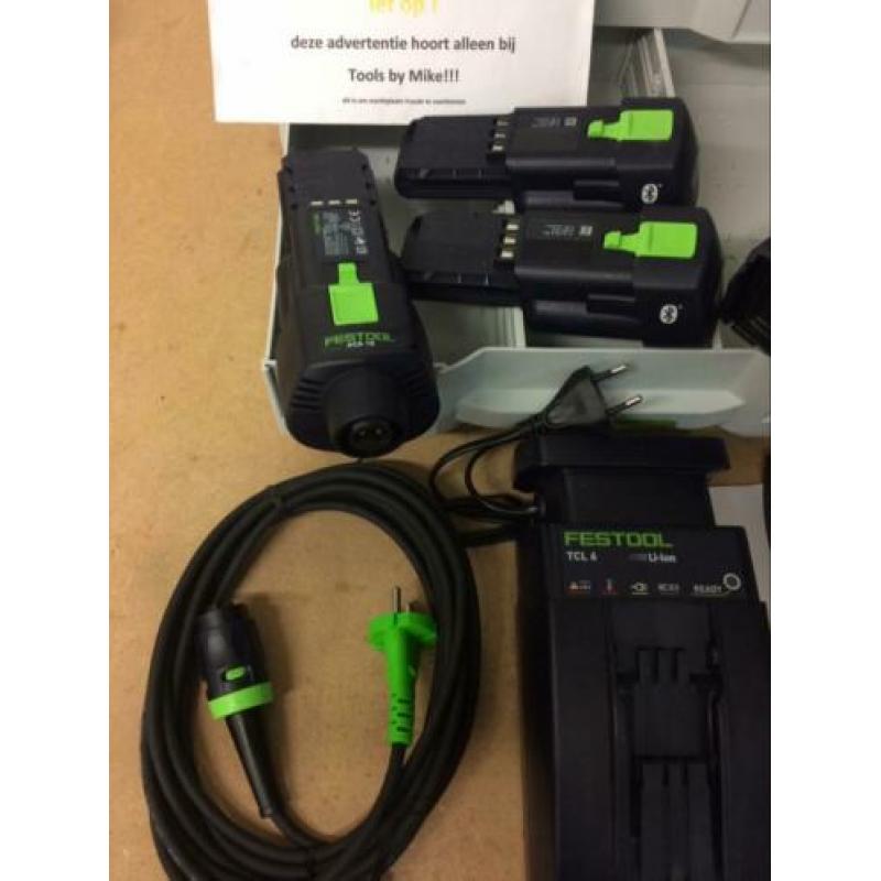 Festool dtsc400 set accu schuurmachine Bluetooth