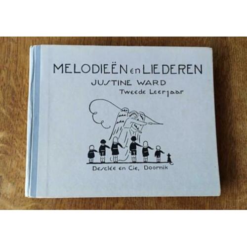 Muziek - Bijna 75 jaar oud schoolboekje "Melodieën +liederen