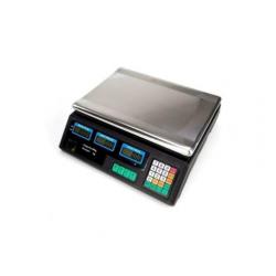 Retail-weegschaal (NIEUW; max 40 kg; accu; 6 displays etc.)
