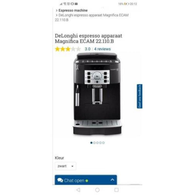 Delonghi Espressomachine Magnifica