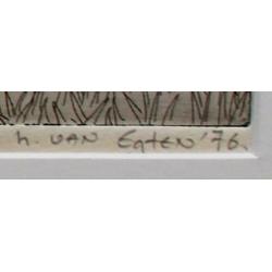 Henriette van Egten - ets - 1976