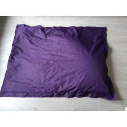 Grote paarse zitzak 135x170