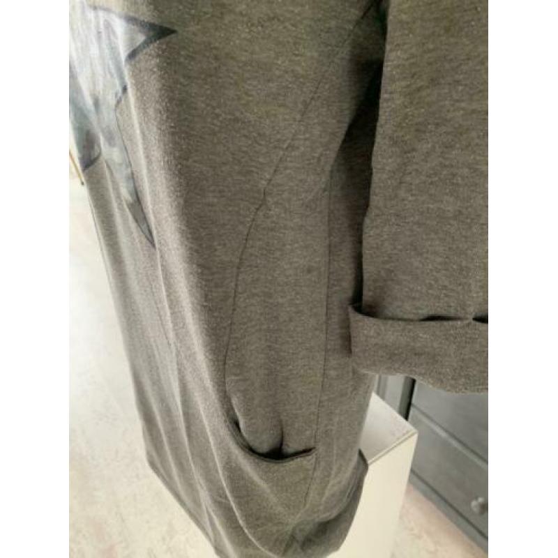 Grijze jurk / tuniek van 2Bizzy maat S