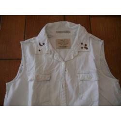 Lichtblauwe blouse Mademoiselle R'Belle