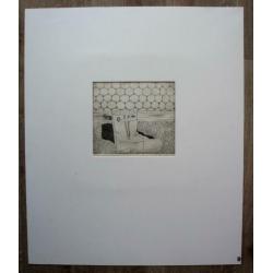 Henriette van Egten - ets - 1976