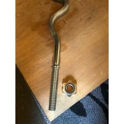 Curl stang voor fitness 30mm