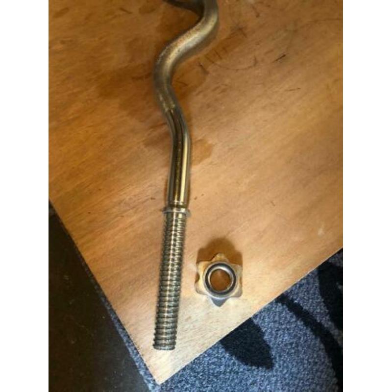 Curl stang voor fitness 30mm