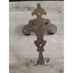 7 messing kapstok haken