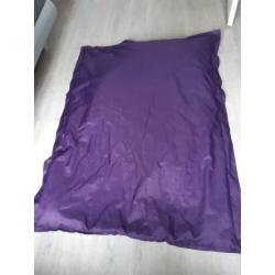 Grote paarse zitzak 135x170