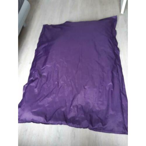 Grote paarse zitzak 135x170