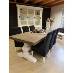 *ACTIE* 6 Stuks Landelijke Eetkamerstoelen Donella (5)