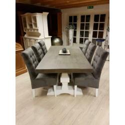 *ACTIE* 6 Stuks Landelijke Eetkamerstoelen Donella (5)