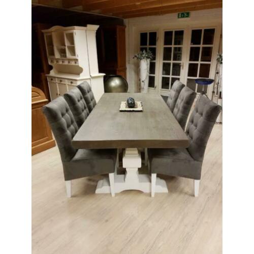 *ACTIE* 6 Stuks Landelijke Eetkamerstoelen Donella (5)