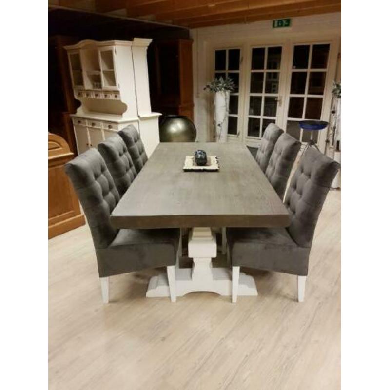*ACTIE* 6 Stuks Landelijke Eetkamerstoelen Donella (5)