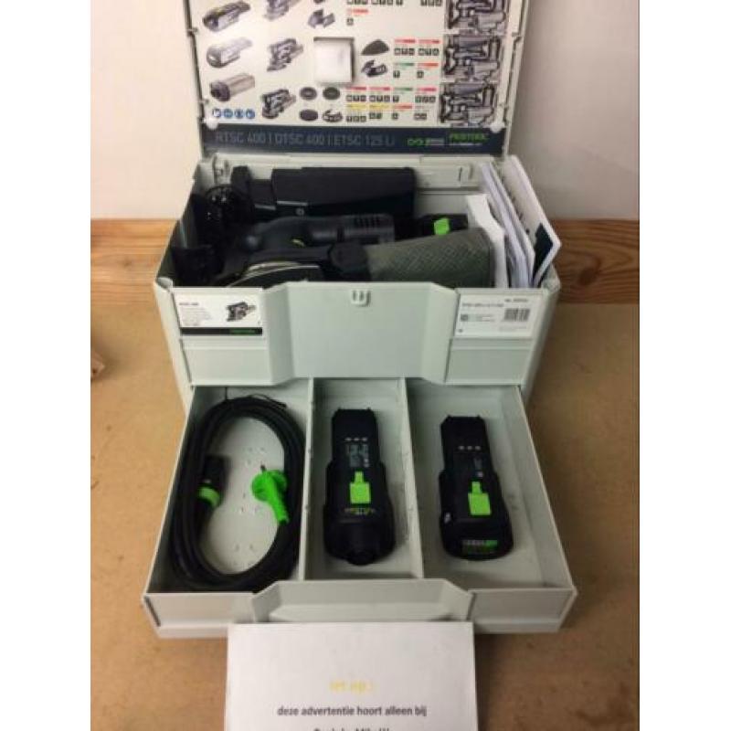 Festool dtsc400 set accu schuurmachine Bluetooth