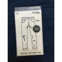 Nieuw donkerblauw Broek Maat 140 DWG