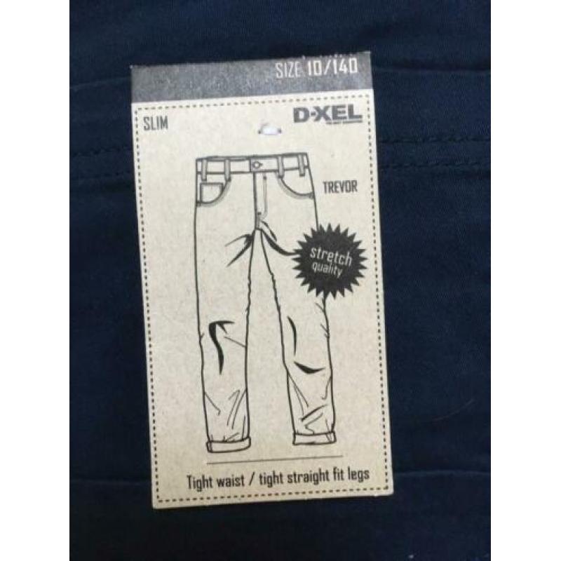Nieuw donkerblauw Broek Maat 140 DWG