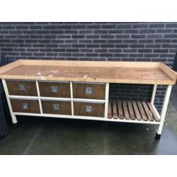 Werkbank schuur