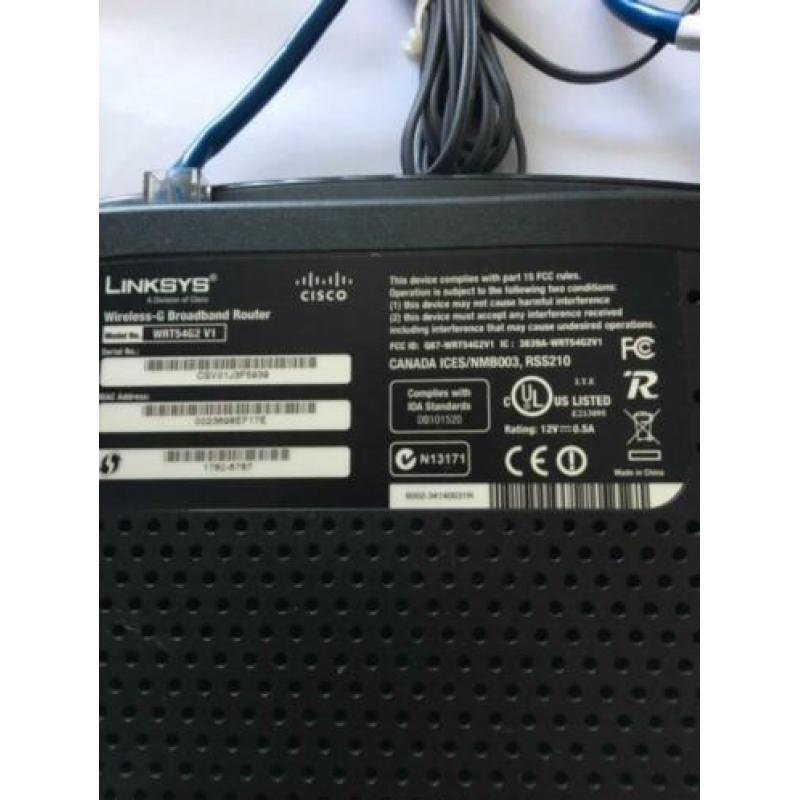 Linksys CISCO Wireless-G Broadband Router Model:WRT54G2 V1!