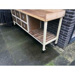 Werkbank schuur