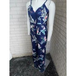 Donkerblauwe jumpsuit maat XL