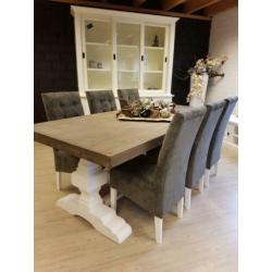 *ACTIE* 6 Stuks Landelijke Eetkamerstoelen Donella (5)