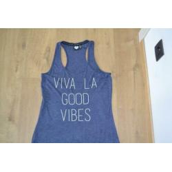 Catwalk Jukie lange jurk blauw maat L