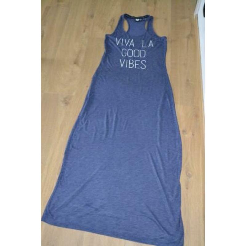 Catwalk Jukie lange jurk blauw maat L