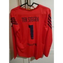 Barcelona voetbalshirt Ter stegen maat 164
