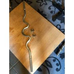 Curl stang voor fitness 30mm