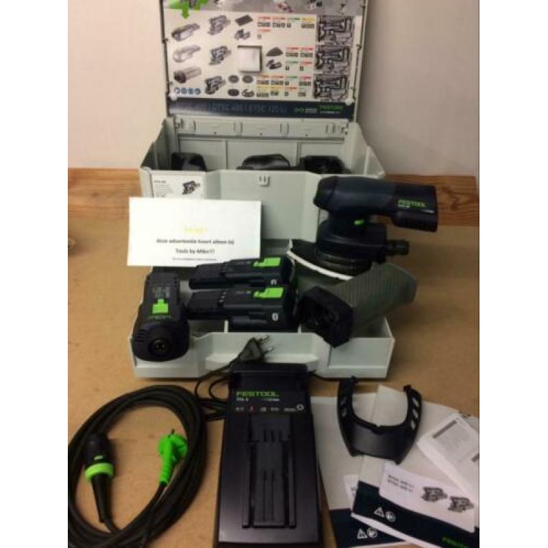 Festool dtsc400 set accu schuurmachine Bluetooth