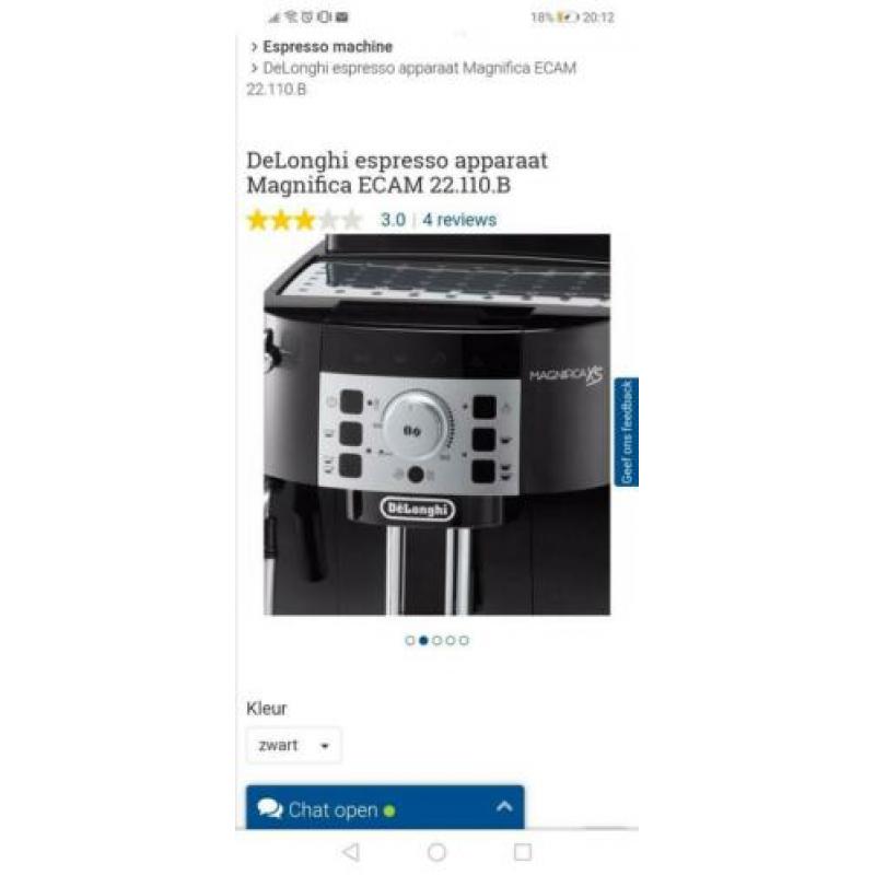 Delonghi Espressomachine Magnifica