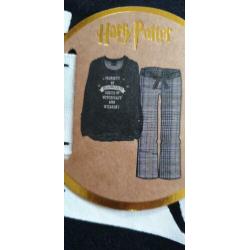 Harry Potter pyjama Property of Hogwarts nieuw XL