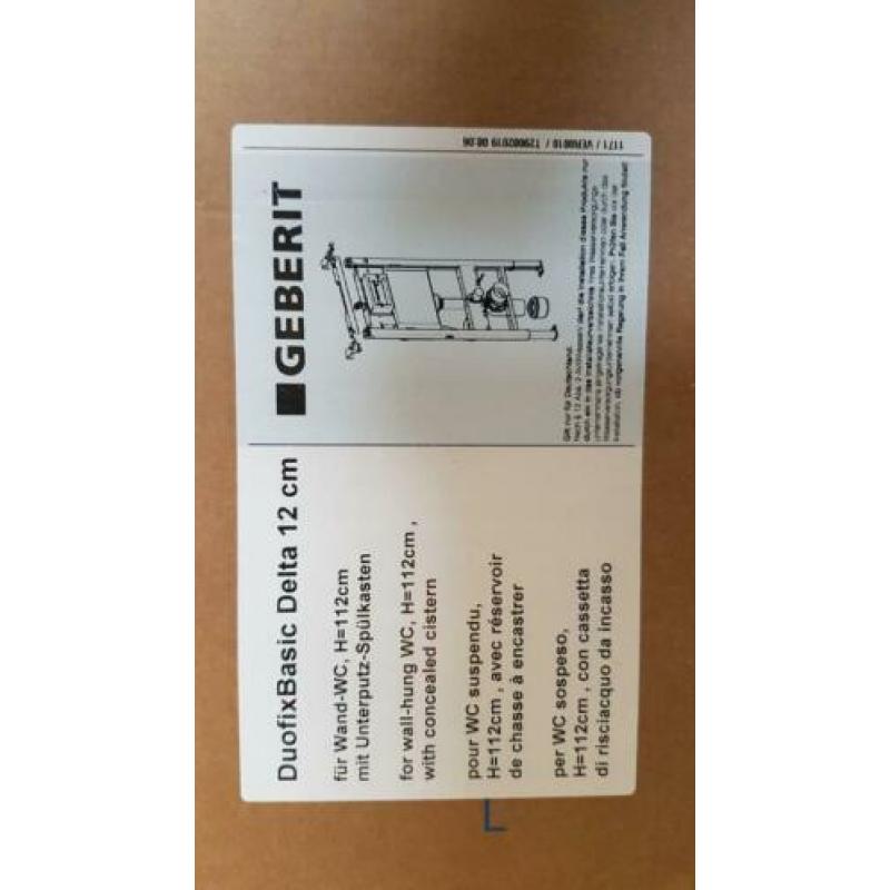 Inbouwreservoir Geberit DuofixBasic Delta 12cm