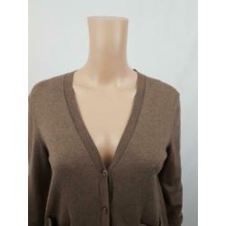 Strenesse nieuwstaat bruin vest maat 36 zijde cashmere