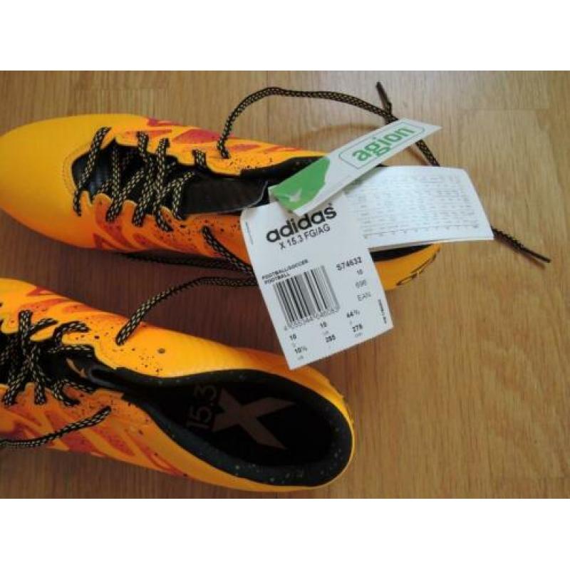 Nieuwe stoere voetbal schoenen Adidas maat 44 2/3