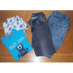 Kledingpakket jongen maat 128/134 (10 stuks)