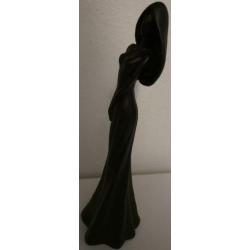 Beeld sculptuur vrouw kunst beeld vrouw gaaf uniek oud 30 cm