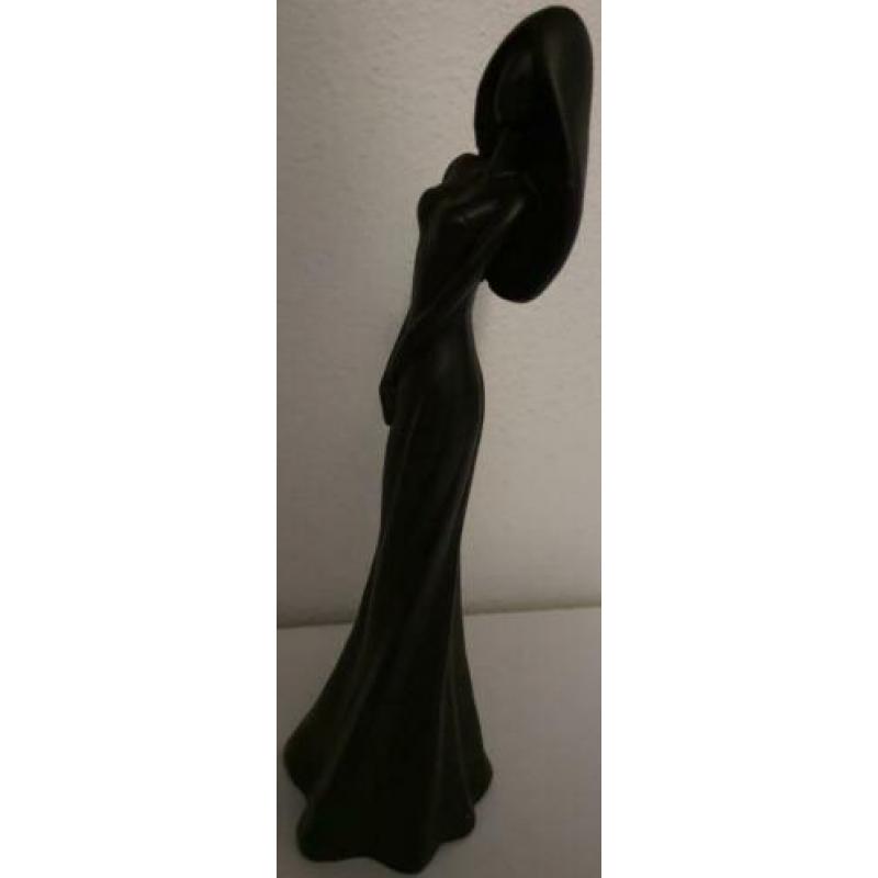 Beeld sculptuur vrouw kunst beeld vrouw gaaf uniek oud 30 cm