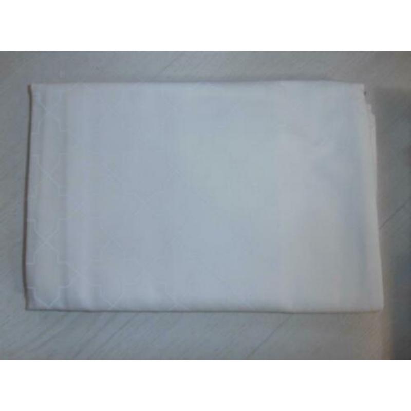 Stof wit katoen met figuur Laura Ashley nieuw 100 x 110 cm