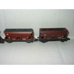 N Spoor 5 zelflossers 2x NS en 2 met lading in nette staat