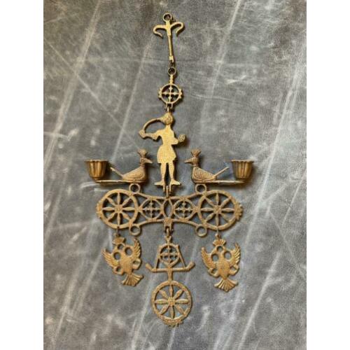Byzantijns kruis - hangornament - 2 kaarshouders -