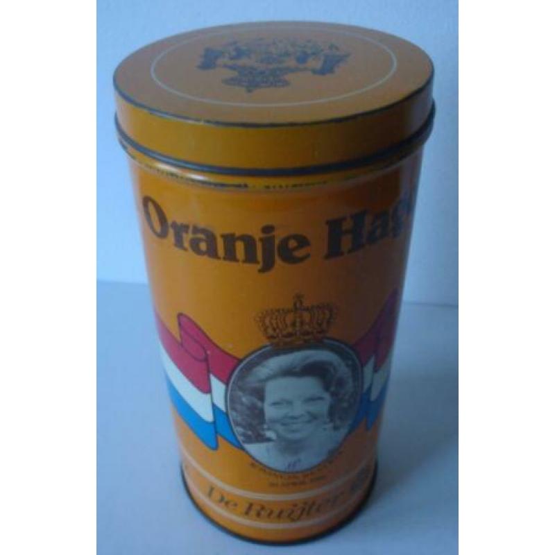 De Ruijter Oranje hagel blik Koninginnen Juliana en Beatrix
