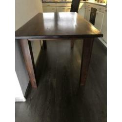 Eetkamertafel eikenhout