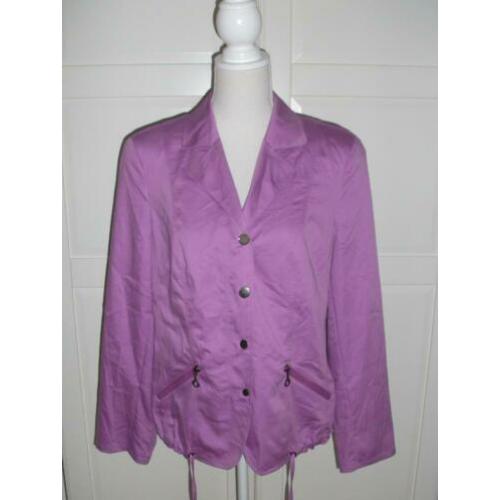 Frank Walder nieuwe lila paarse (regen) jas,maat 44 L of XL
